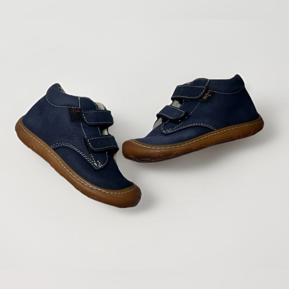 Pepino by Ricosta Size 22 / 5 Leather Navy Blue Toddler Baby Shoes Booties Boots